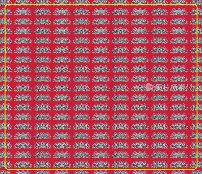 国潮传统文化纹饰图印