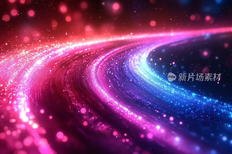 绚丽多彩的流光背景图