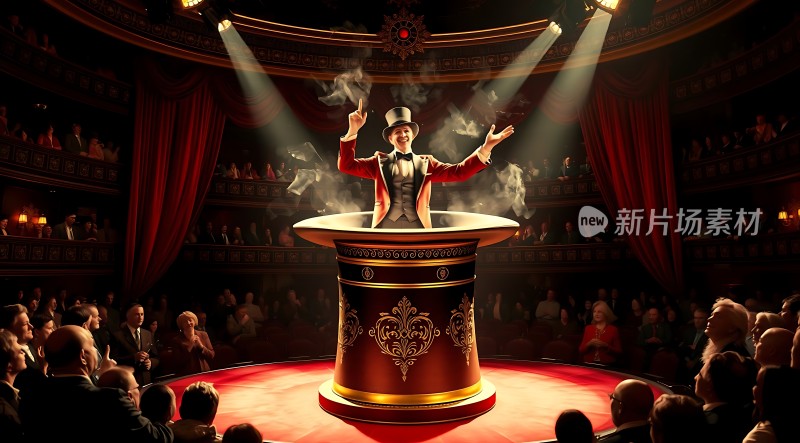 魔术表演现场