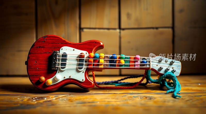 彩色琴弦吉他