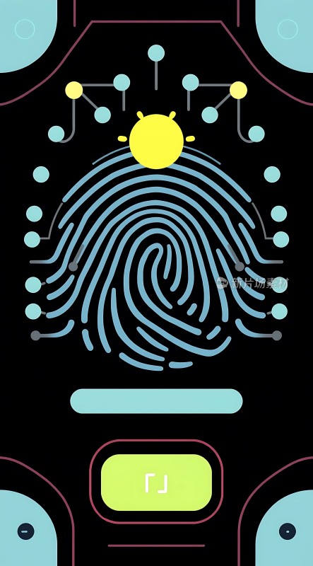 指纹识别科技感设计