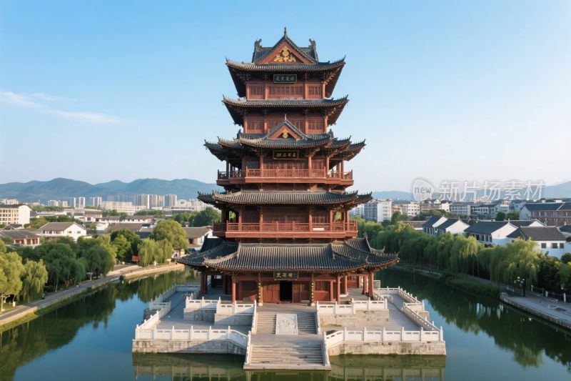 古建古塔风景图