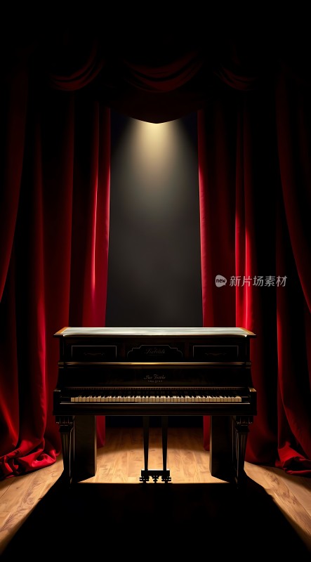 舞台上的钢琴