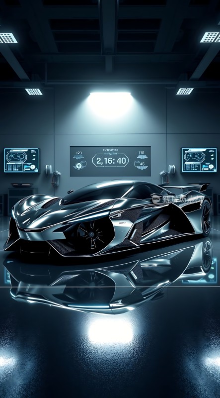 未来科技座驾闪耀车库中的速度与激情