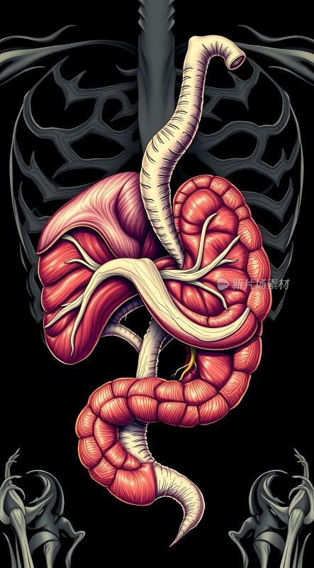 人体内部器官解剖图