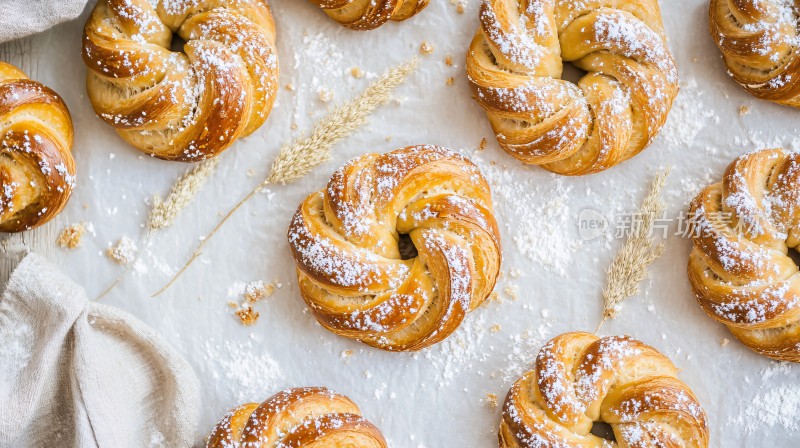 螺旋酥螺旋酥烘焙面包圈