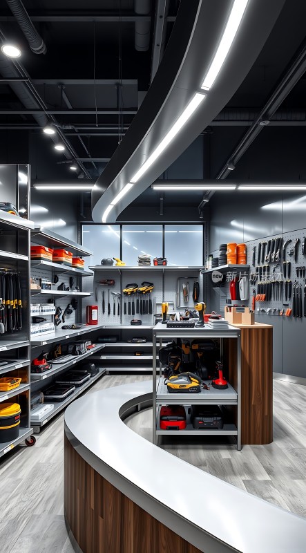工具天堂现代店铺展示各类五金工具