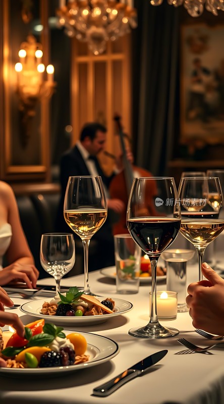 烛光晚餐浪漫时刻
