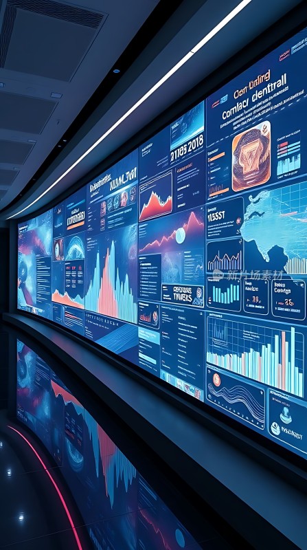 智能监控中心数据大屏展示