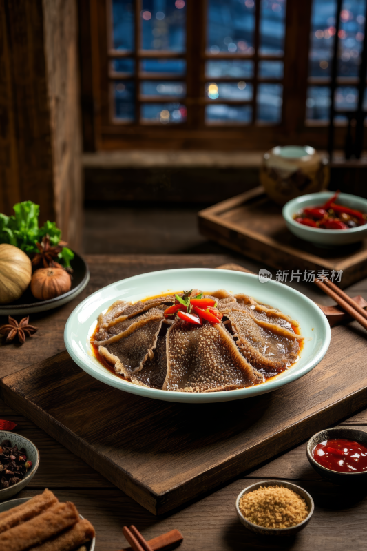 毛肚中国传统经典美食中式家常美味食物