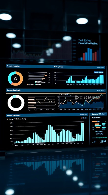 金融数据可视化分析大屏展示