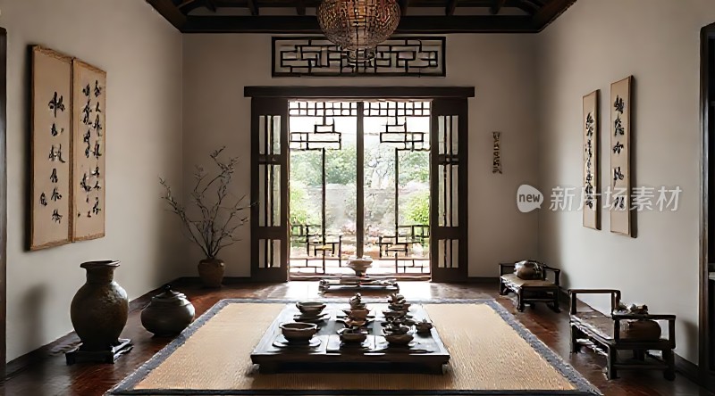 古风茶室雅致静好