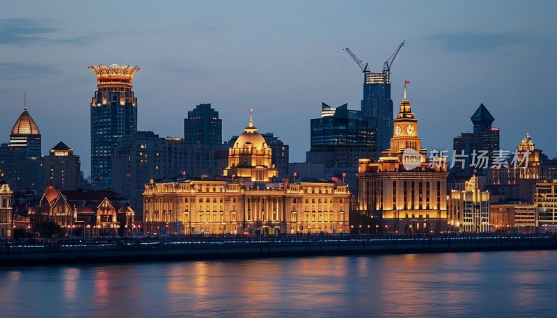 外滩夜色招商局