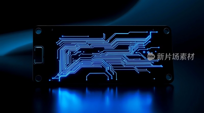 新片场素材科技感电路板设计