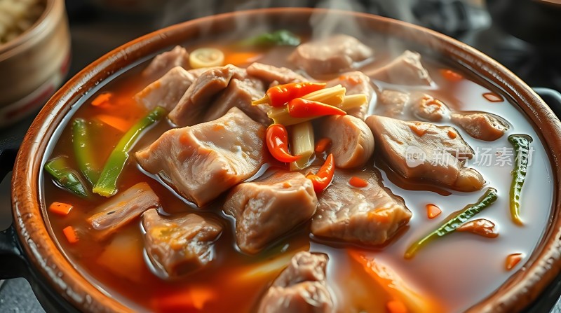 香辣牛肉汤