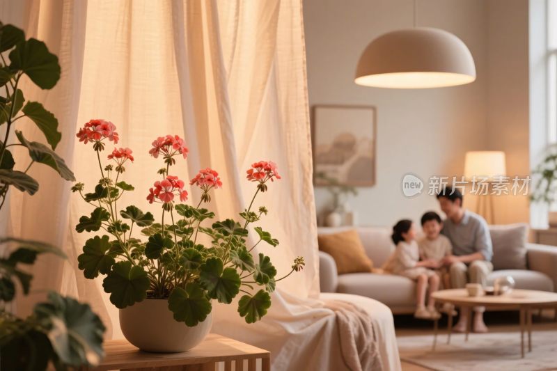 温馨家庭室内场景