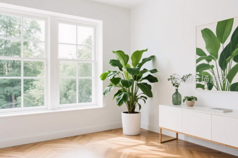 简约室内绿植空间