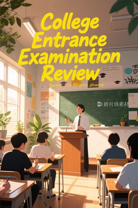 大学入学考试复习场景