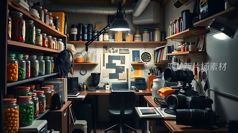 摄影工作室的秘密角落