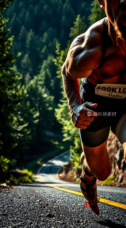 阳光下的奔跑者