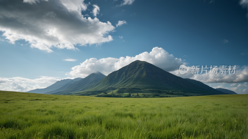 一座大高山清风景图片