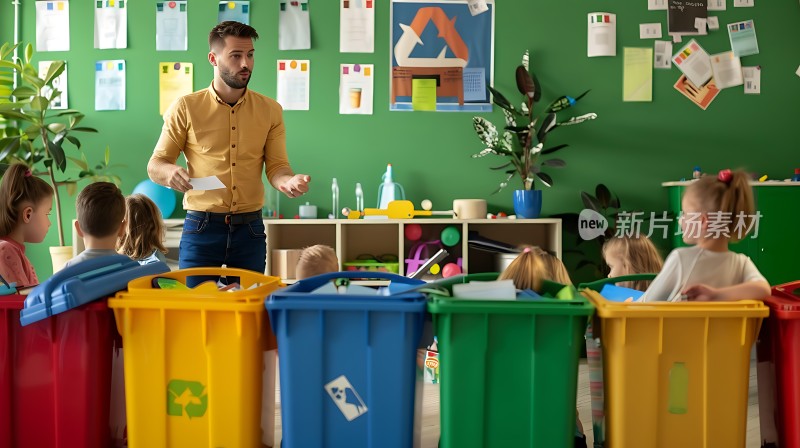 环保课堂垃圾分类教育