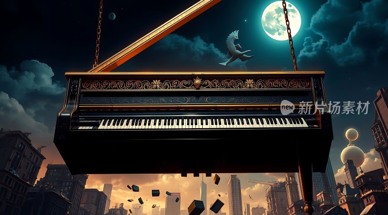 钢琴夜空之城
