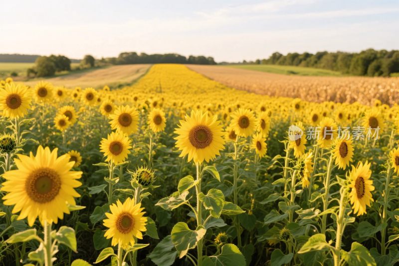 向日葵田园风景