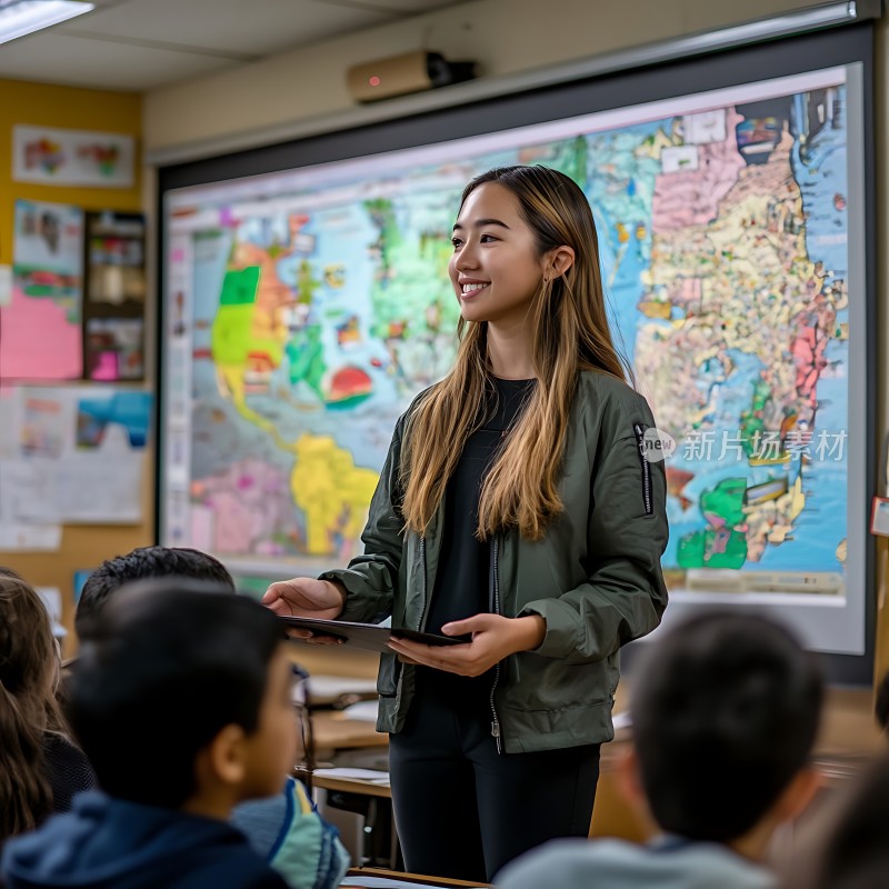 教师授课课堂场景