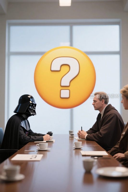 创意商务会议插画