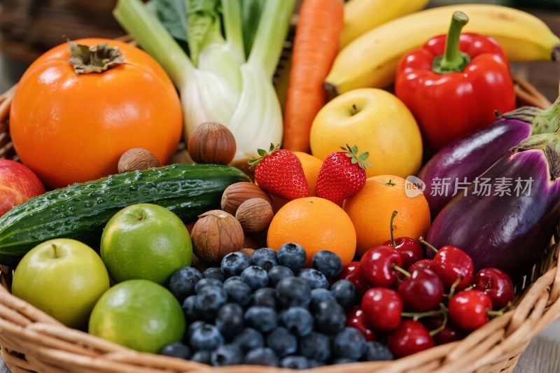 丰富果蔬篮子