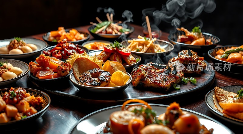 美味佳肴盛宴诱人美食大集合