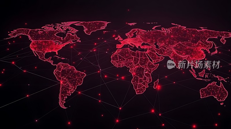 全球网络连接图
