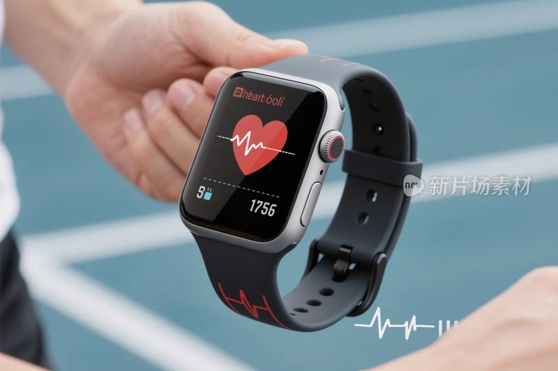 智能手表心率监测展示