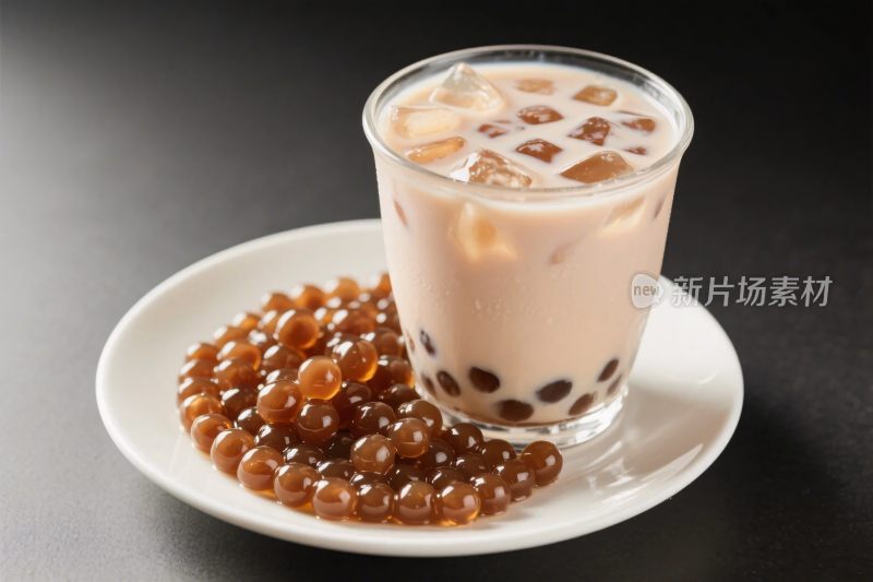 珍珠奶茶食品展示