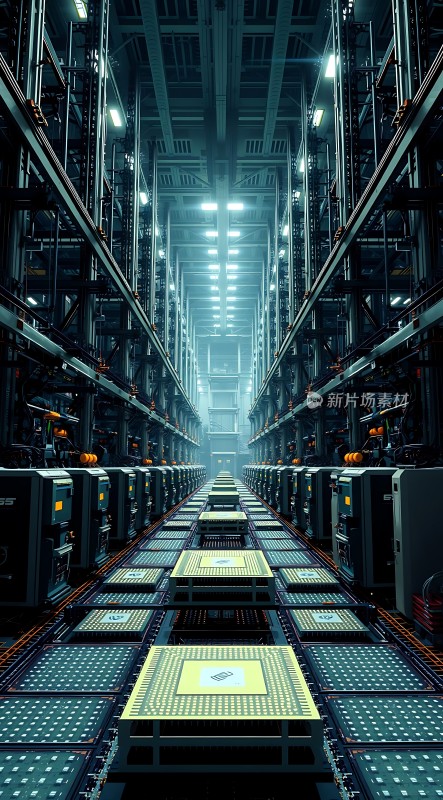 未来数据中心科技感十足