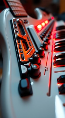 电子乐器细节展示