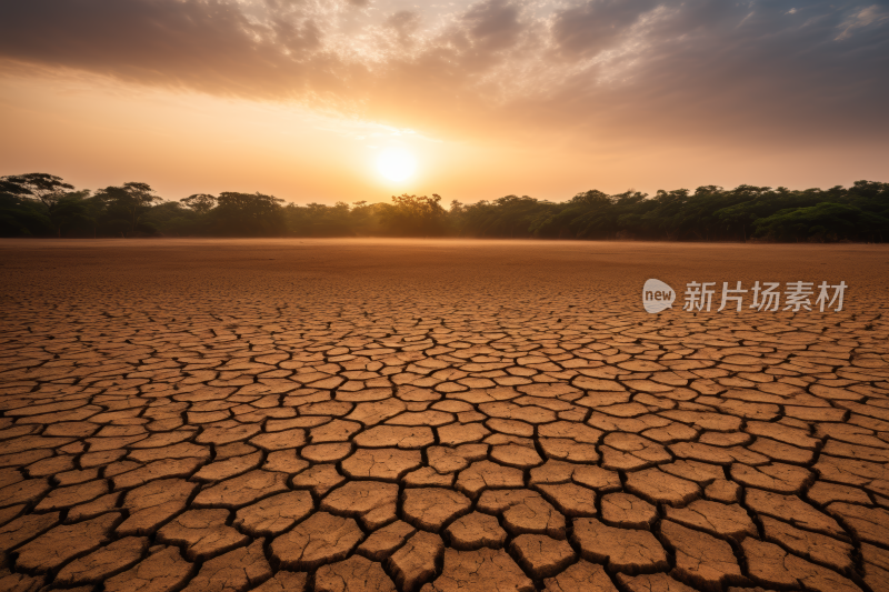 地区背景中有很多泥土和树木风光风景图片