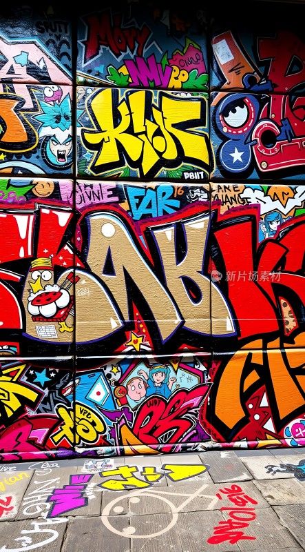 街头艺术盛宴色彩斑斓的涂鸦世界