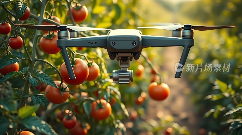 无人机监测番茄生长