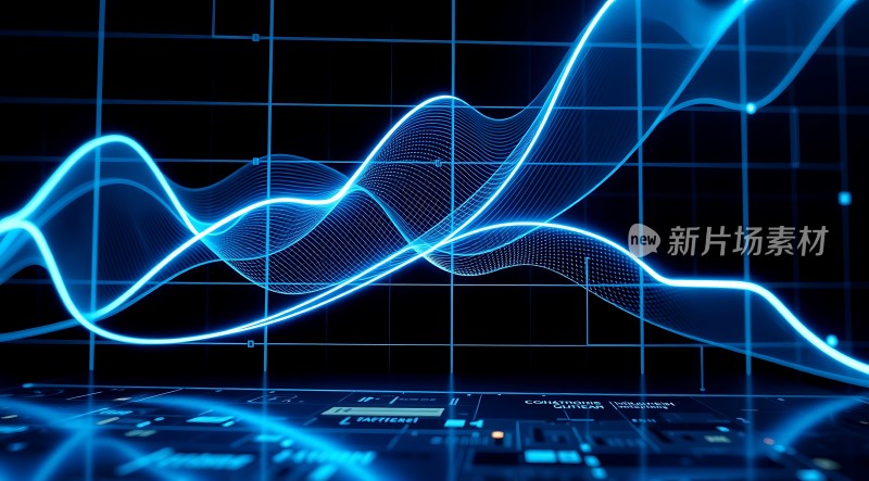 科技感数据图表背景