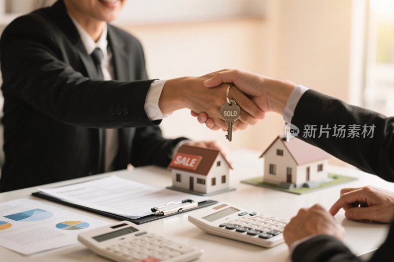 房产交易握手商业场景