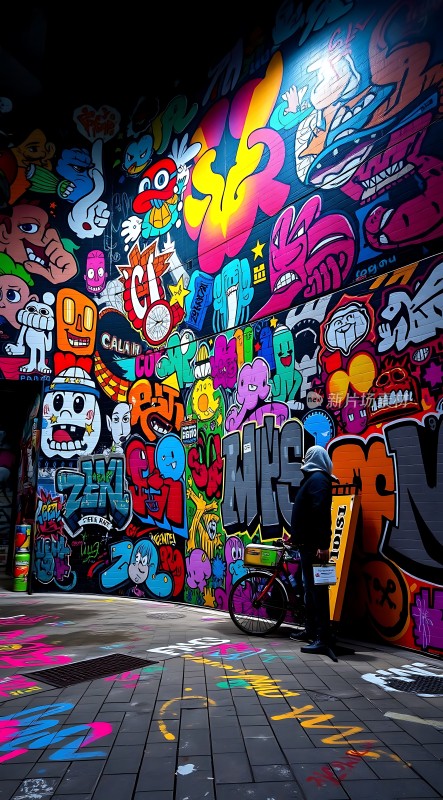 街头艺术盛宴色彩斑斓的涂鸦世界