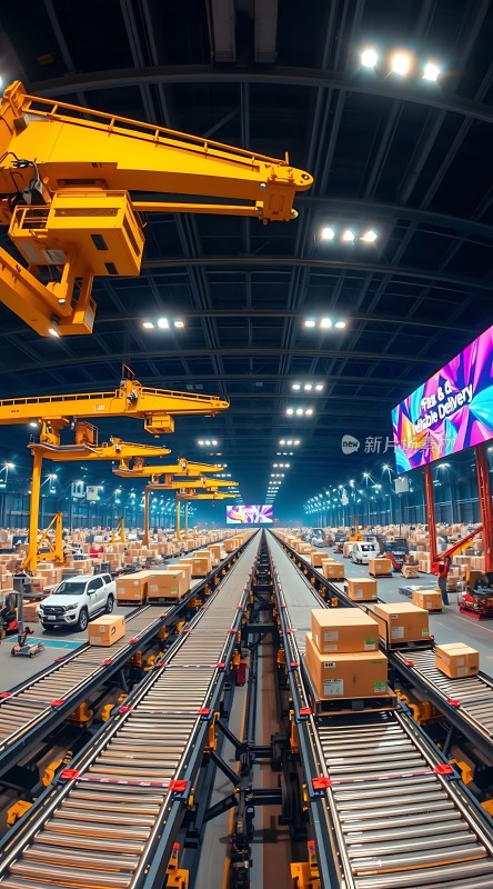 智能物流中心高效搬运与配送系统