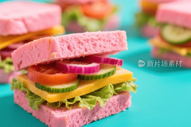 美味多彩的夹心三明治