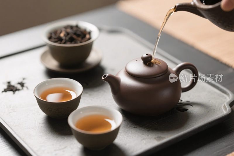 茶艺泡茶静物图