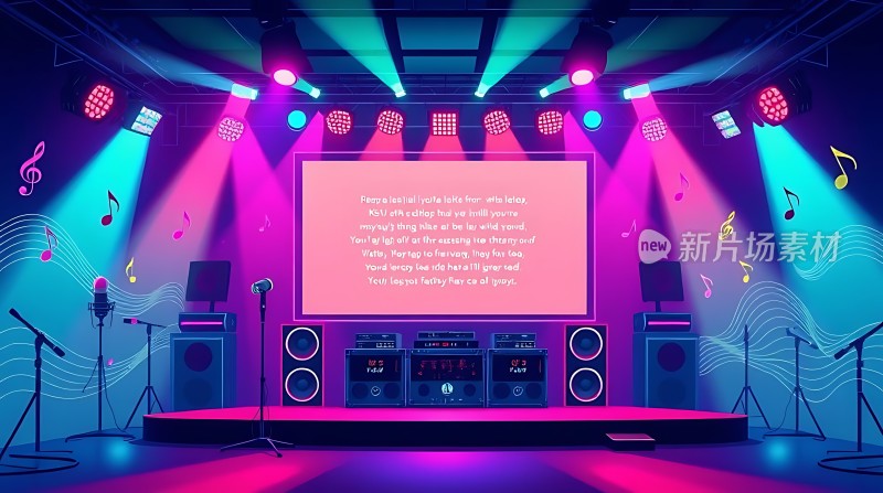 舞台灯光音乐表演
