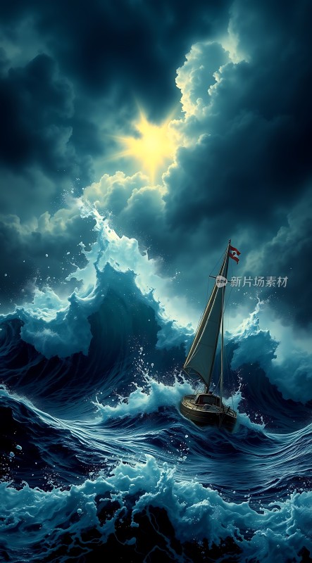 阳光下的风暴之船