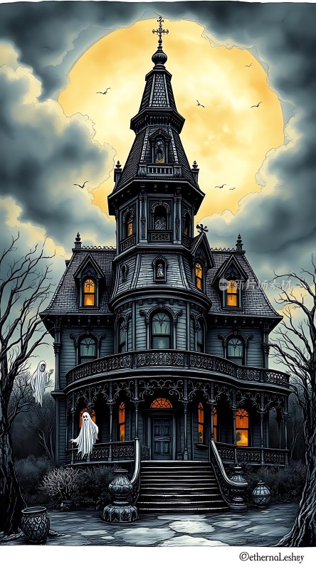 鬼影幢幢的神秘古宅