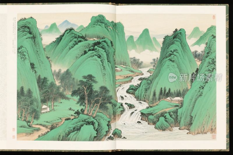 传统山水风景画